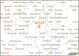 map of Antes