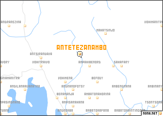 map of Antetezanambo