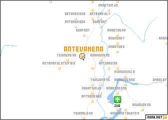 map of Antevamena