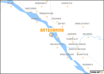 map of Antevamina