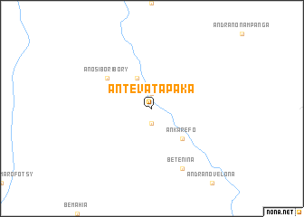 map of Antevatapaka