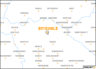 map of Anteviala