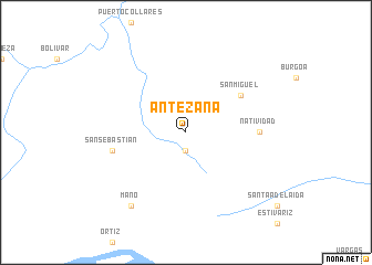 map of Antezana