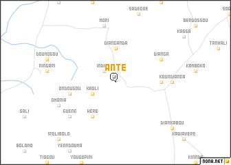 map of Anté