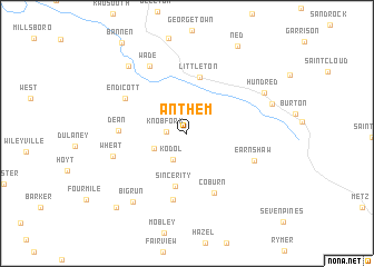 map of Anthem