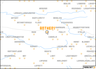 map of Antheny