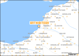 map of Ánthia Iteón