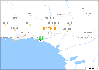 map of Ánthia
