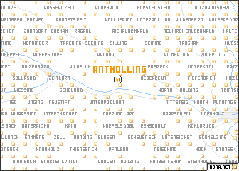 map of Antholling