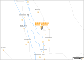 map of Anthony