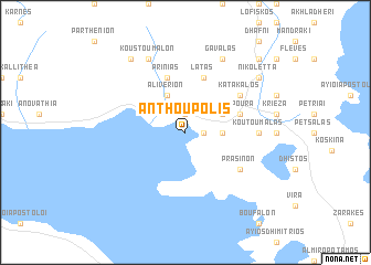 map of Anthoúpolis
