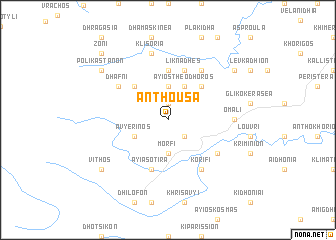 map of Anthoúsa