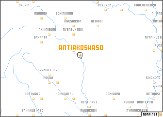 map of Antiakoswaso