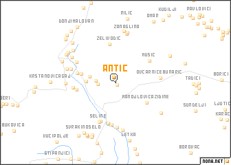 map of Antić