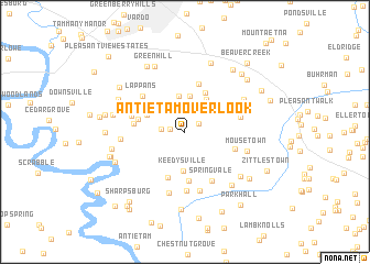 map of Antietam Overlook