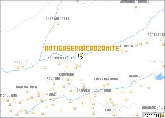 map of Antiga Serração Zamite