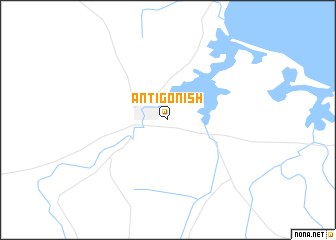 map of Antigonish