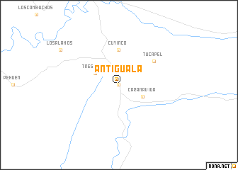 map of Antiguala