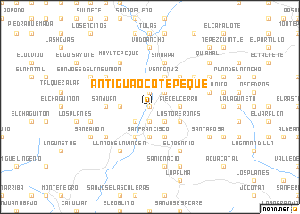 map of Antigua Ocotepeque