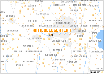 map of Antiguo Cuscatlán