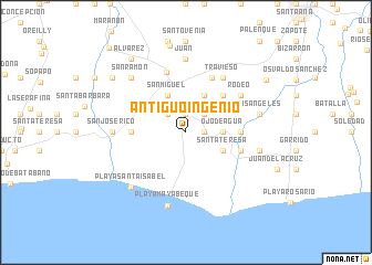 map of Antiguo Ingenio