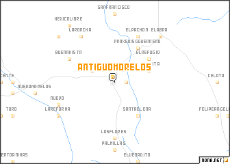 map of Antiguo Morelos