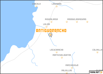 map of Antiguo Rancho