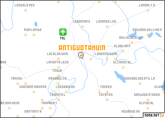 map of Antiguo Tamuín