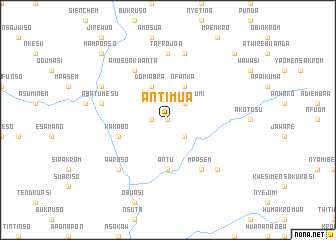map of Antimua