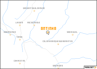 map of Antinha
