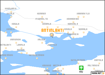 map of Antinlahti
