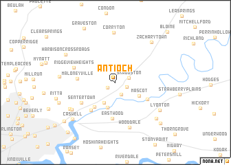 map of Antioch