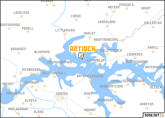 map of Antioch