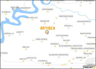 map of Antioch