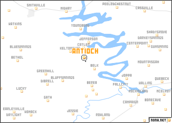 map of Antioch