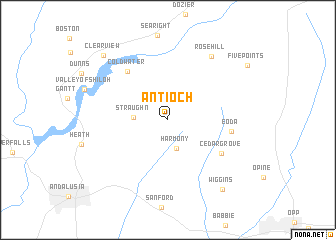 map of Antioch