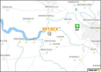 map of Antioch