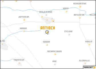 map of Antioch