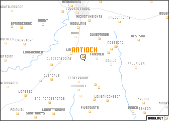 map of Antioch