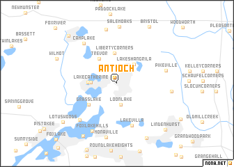 map of Antioch