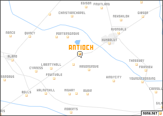 map of Antioch