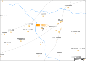 map of Antioch