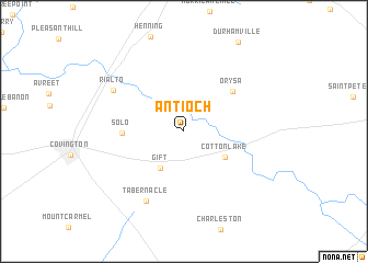 map of Antioch