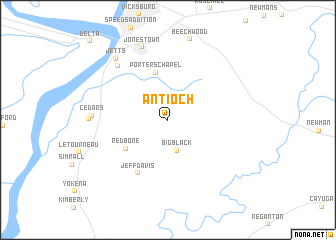 map of Antioch