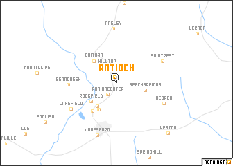 map of Antioch