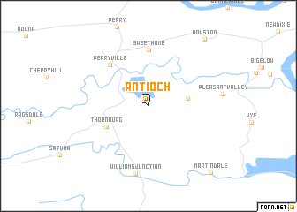 map of Antioch