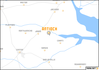 map of Antioch