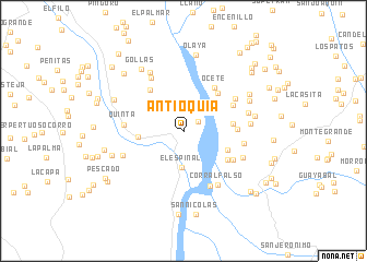 map of Antioquia