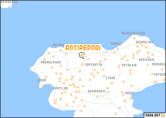 map of Antipernoí