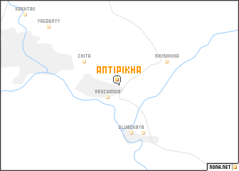 map of Antipikha